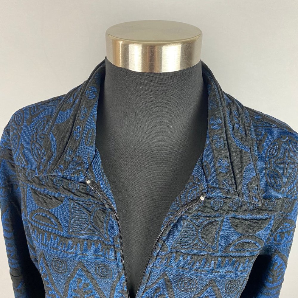 Chico’s Design 1 Patterned Collared Zip Up Jacket - image 5